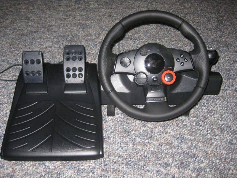 logitech drive force gt steering gaming pc 0