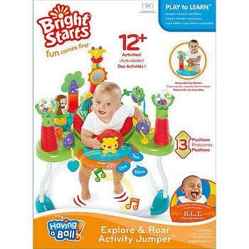 Bright starts revolving jumper with activity and sensory play 0