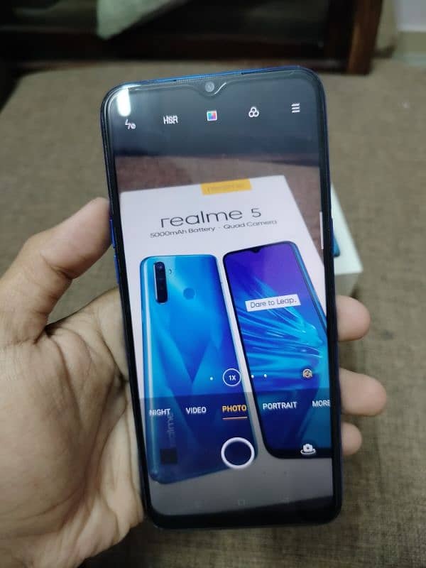 Realme 5 with box 4