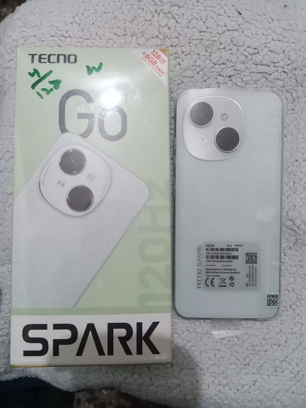 Techno Spark go 1. . 4/128GB only Box open Accasaries pack Brand New. 11