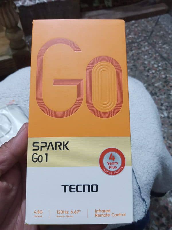 Techno Spark go 1. . 4/128GB only Box open Accasaries pack Brand New. 12