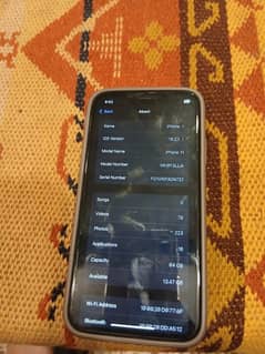 iPhone 11 non pta Jv 2 months in working 64gb battery health 85