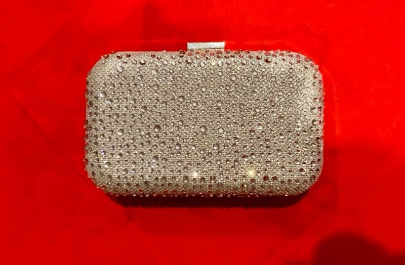 Fancy Silver Clutch (UK bought) 0