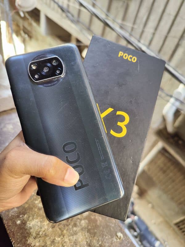 Poco X3 with box 0