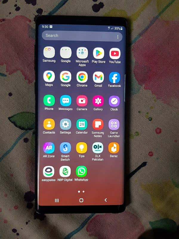 Samsung note 9 Ram 6GBB Room 128GB pta official approved only sim call 2