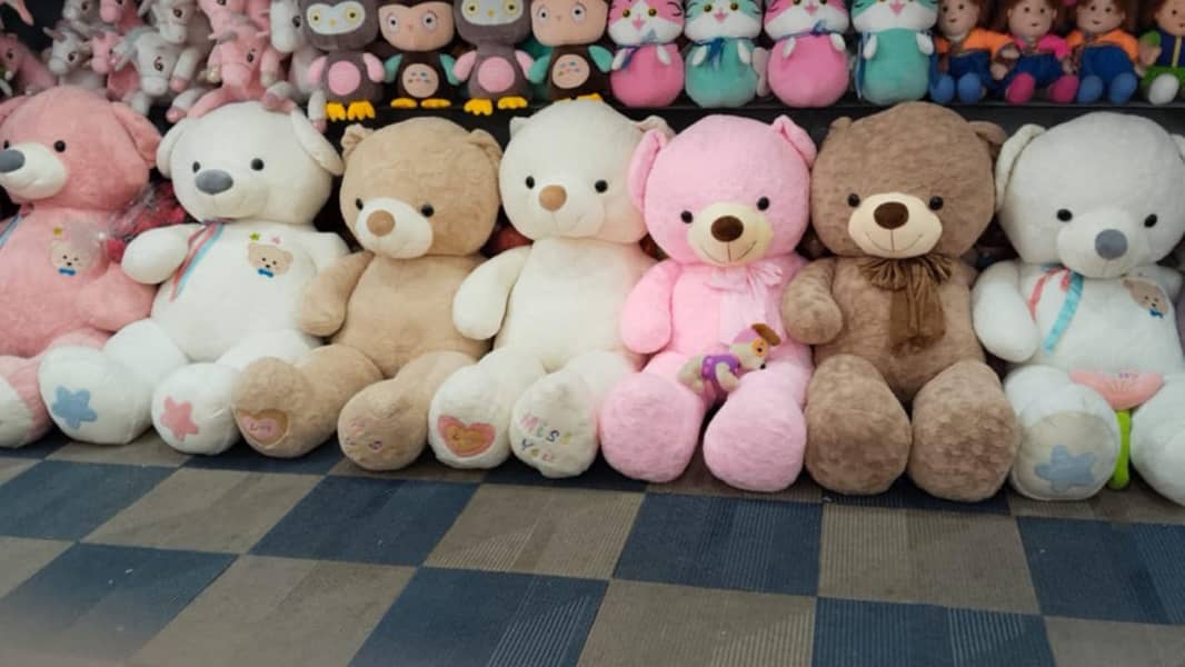 Teddy Bear & All type Stuffed tToys/1 feet/ to 10 collors 8