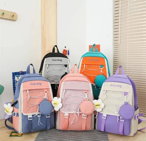 school bag and also use as a traveling bag 0