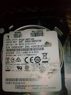 laptop hard drive 500gp