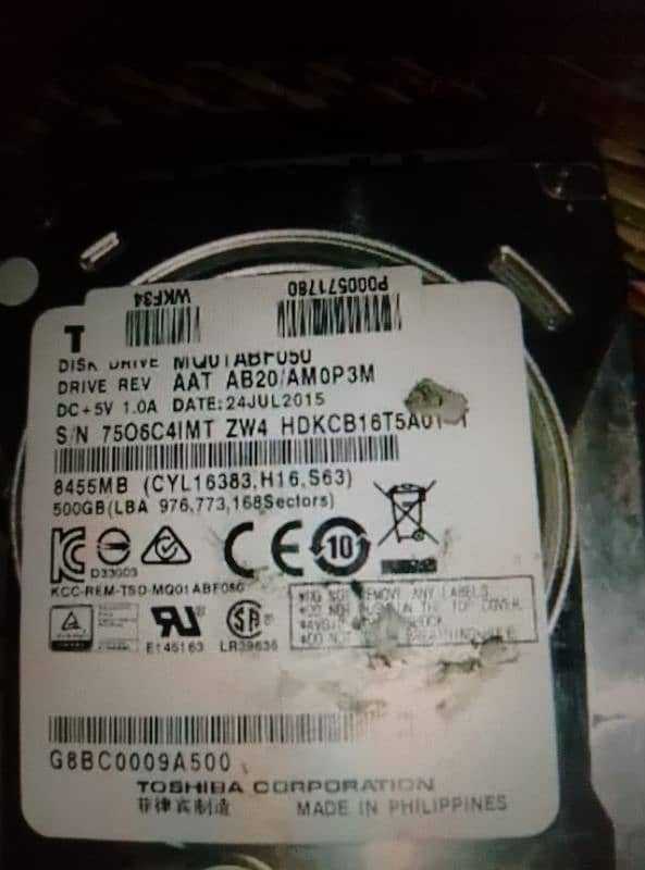 laptop hard drive 500gp 0