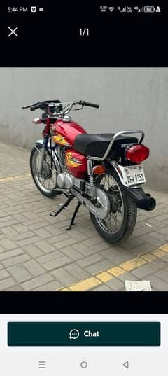 Honda CG 125 2021 model bike for urgent sale WhatsApp 0313,4935016