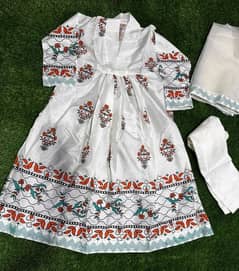 3 pcs woman stitched dress