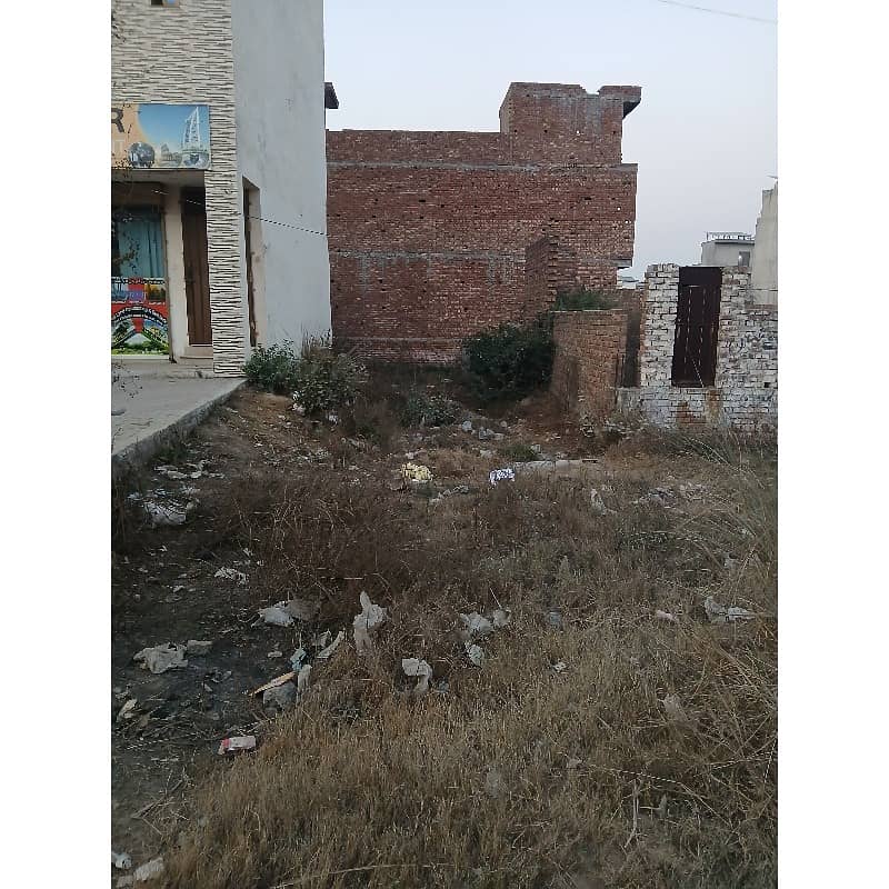 3 Marla Commercial Plot For Sale In Pak Arab Housing Scheem Lahore Gvl Road 1