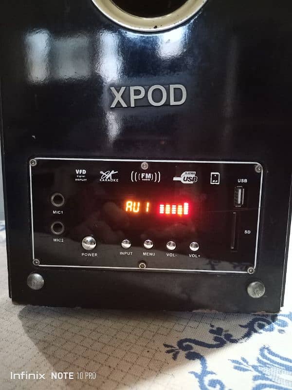 XPOD BLUETOOTH SPEAKERS/DJ SYSTEM 10