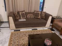 Urgent Sale! Premium Sofa Set + Center Table in Excellent Condition