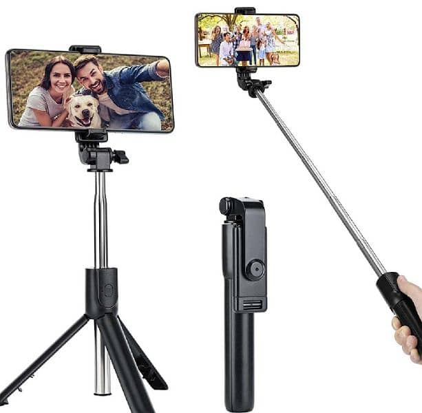 Original 4 IN 1 Wireless Selfie Stick Tripod 0