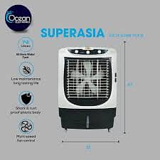 Super Asia Air Cooler ECM-4700 Plus Cool Master 4