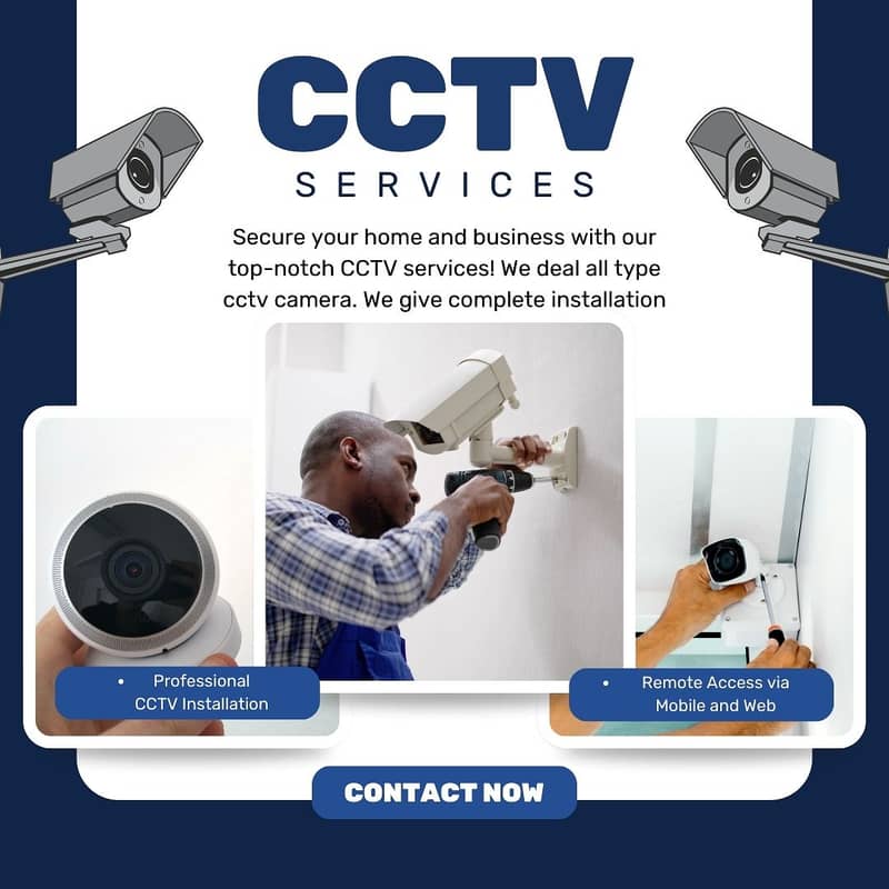 CCTV camera installation 0