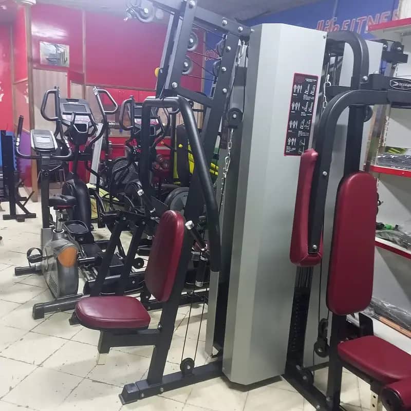 Multi gym|Four Station four sides used home& domestic and commercial 3