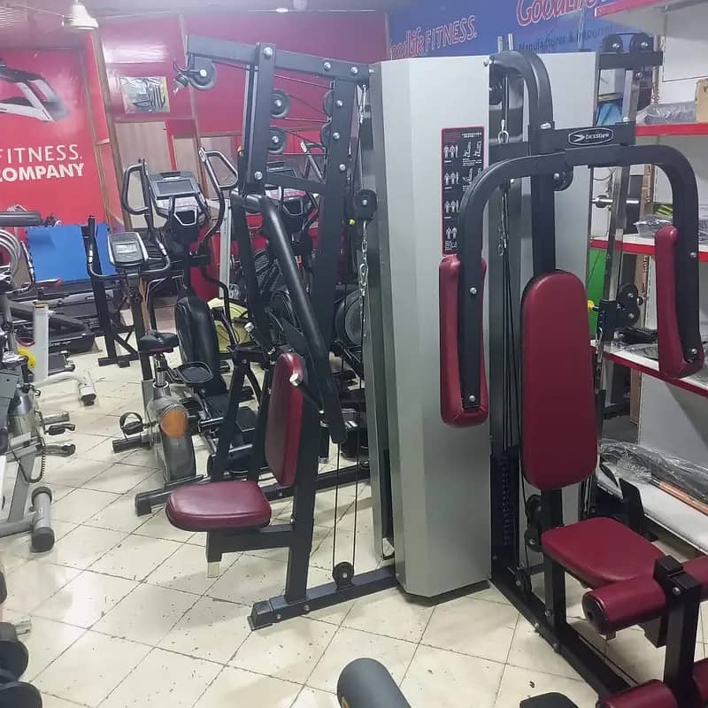 Multi gym|Four Station four sides used home& domestic and commercial 5