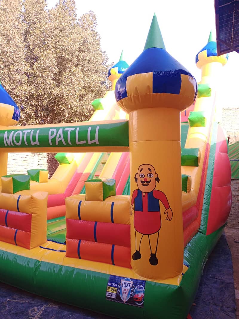 jumping castle / ride / swings / jhuly / kids / kiddi 2