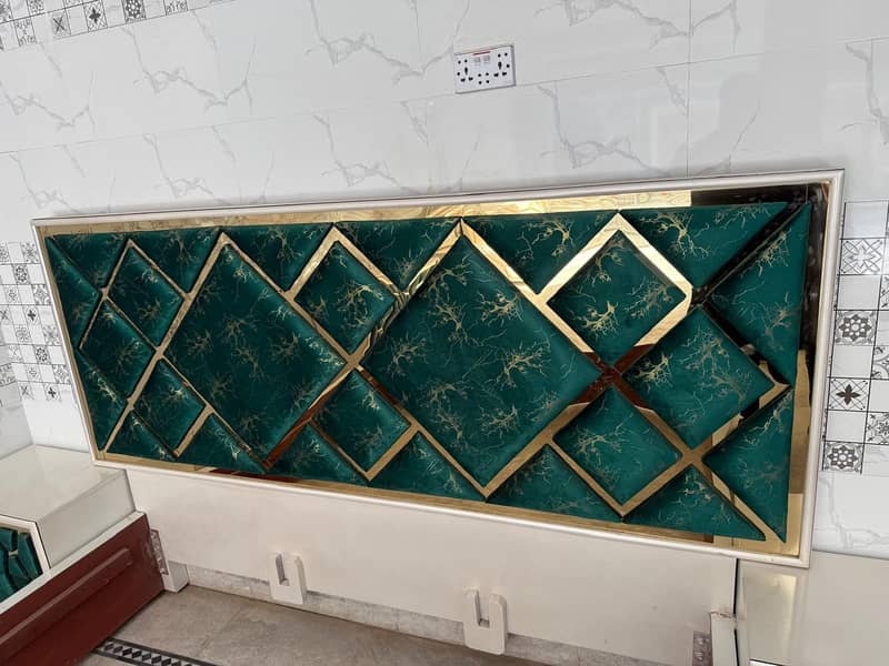 Bed/Double bed/single bed/king size bed/wood bed/poshish bed/Furnitur 10