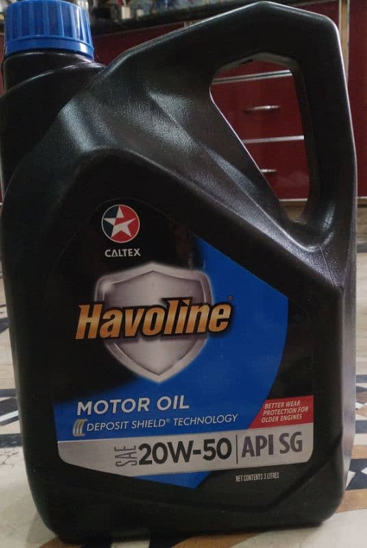 havoline engine oil 20-50W 2