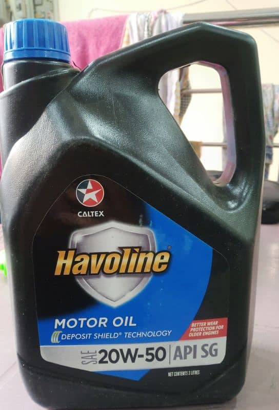 havoline engine oil 20-50W 4