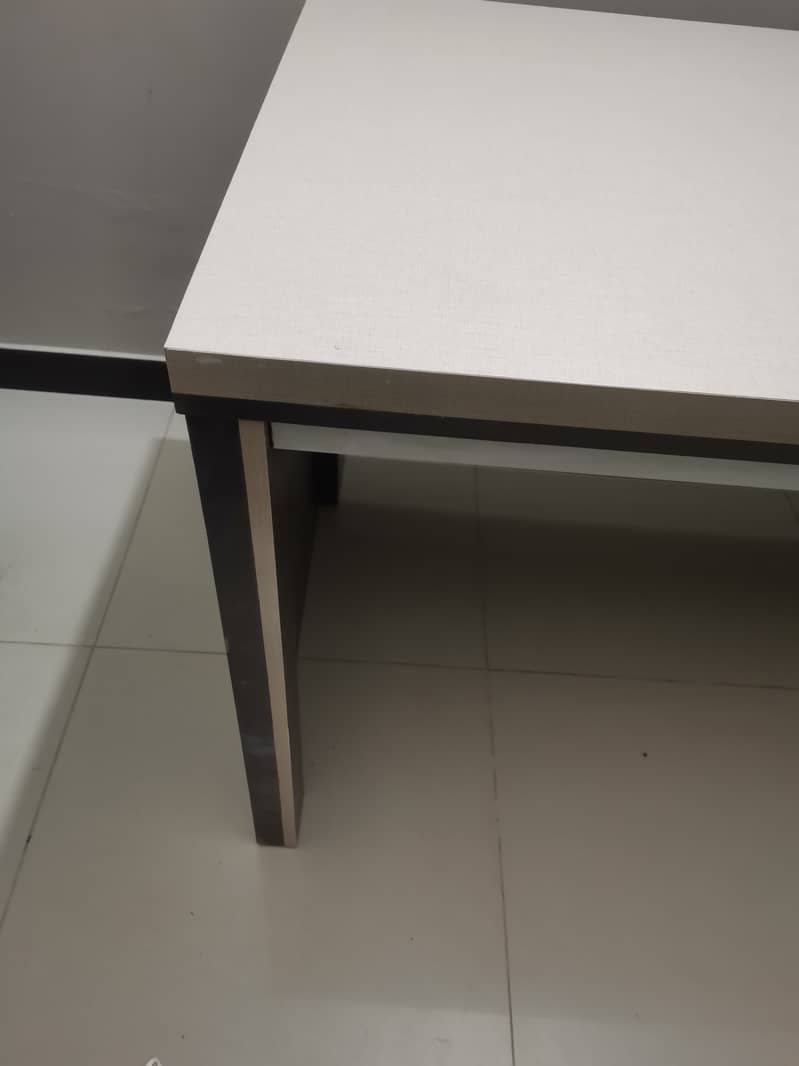 2 Piece Office Table. Good condition. No demag available 3