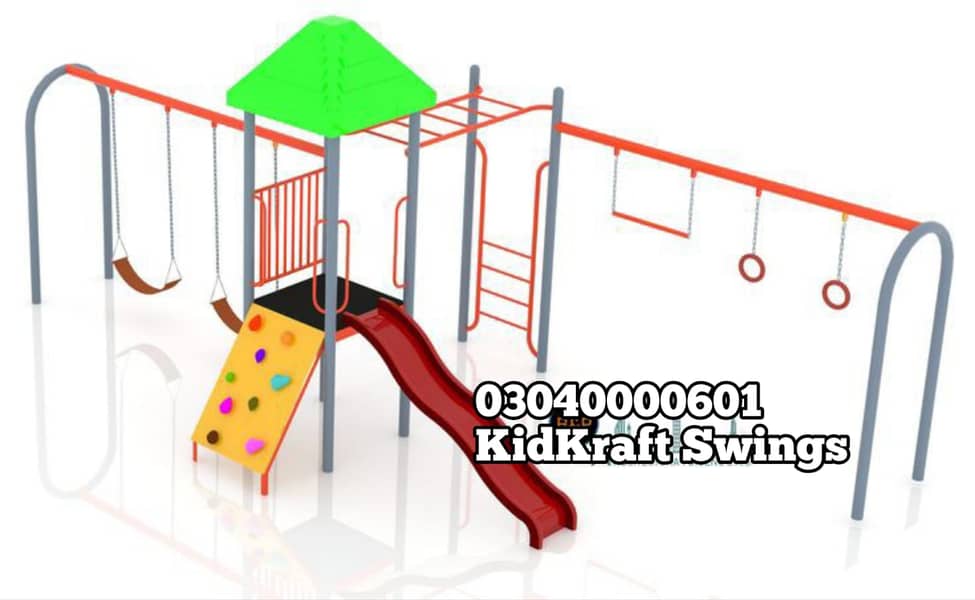 Slides, Swings, Seesaw, Merry go round, Jungle gym, Monkey bar,Climbe 14