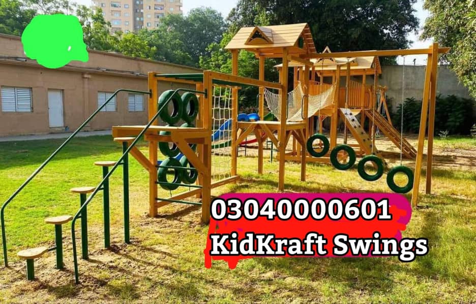 Slides, Swings, Seesaw, Merry go round, Jungle gym, Monkey bar,Climbe 16