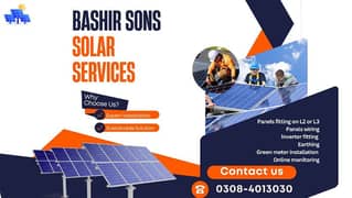 Solar installation/Solar panel /Solar System service / Lahore Pakistan