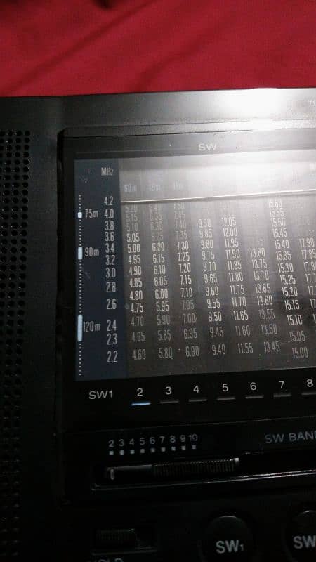 Sony Radio ICF 7601 World Band Radio 9