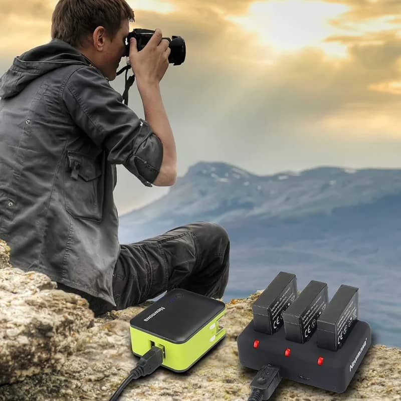 GoPro Hero 4 Black/SilverRechargable Batteries with charger 4
