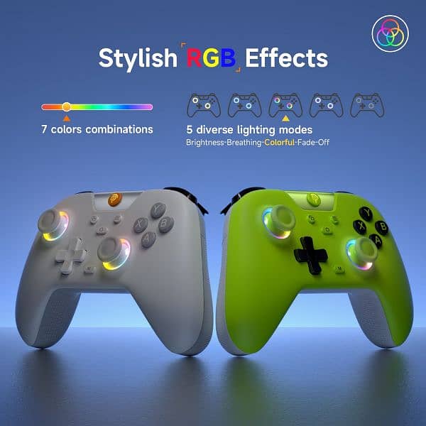 EASYSMX X05 TRI-MODE Gaming Controller with Hall-Effect Triggers 10