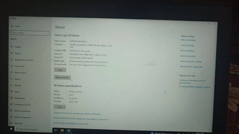 Lenovo yoga 12 core i5 5th generation 8gb 256gb Ssd 360 touch with pen 8