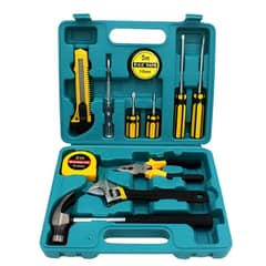 12-Piece Heavy-Duty Tool Kit – Auto & Home Repair Emergency Tool Kit