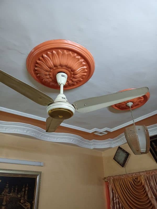 SK celling fan full size original copper 1