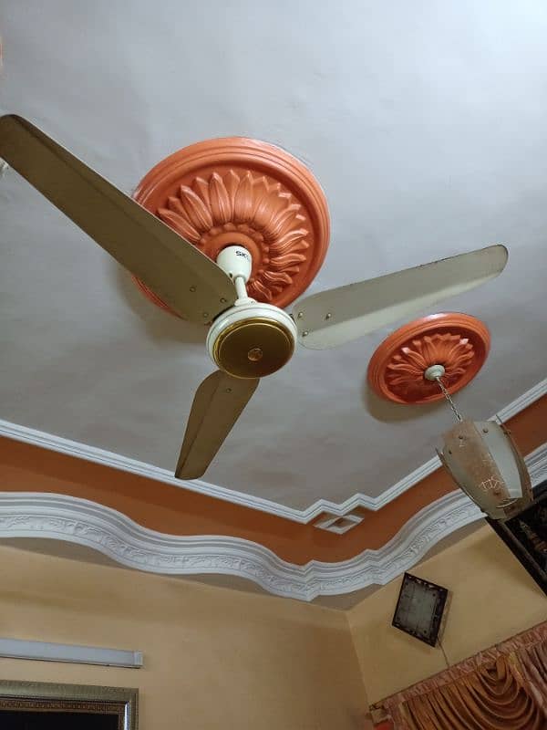 SK celling fan full size original copper 5