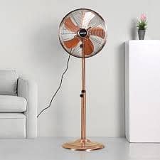 Geepas 16" Metal Stand Fan, Adjustable Height 6