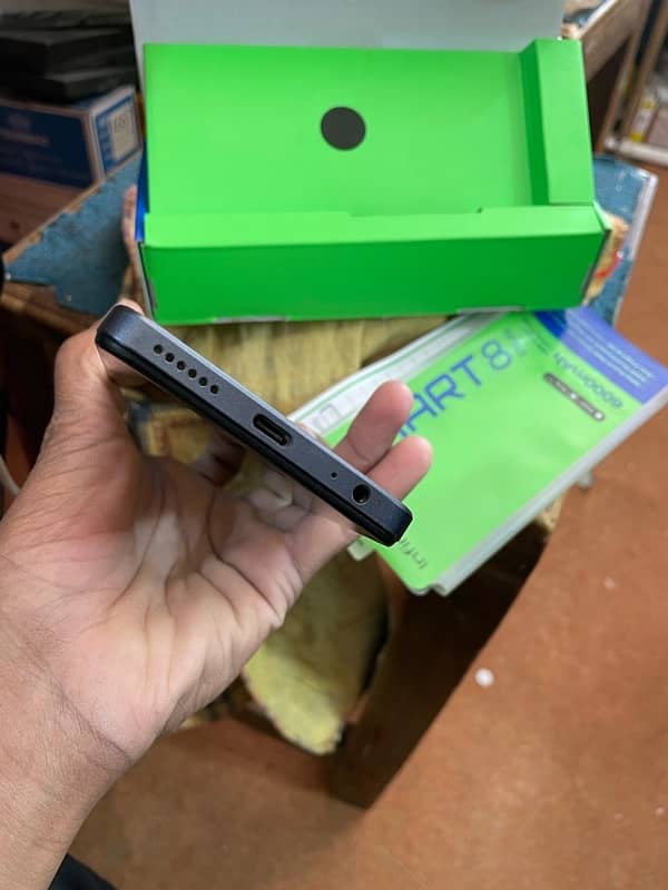 Infinix Smart 8 plus 4+4/64 for sale no. 0316-3947228 3