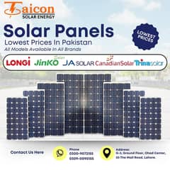 550w to 720w Solar Panels | Jinko, Canadian, Longi, Ja solar, Risen