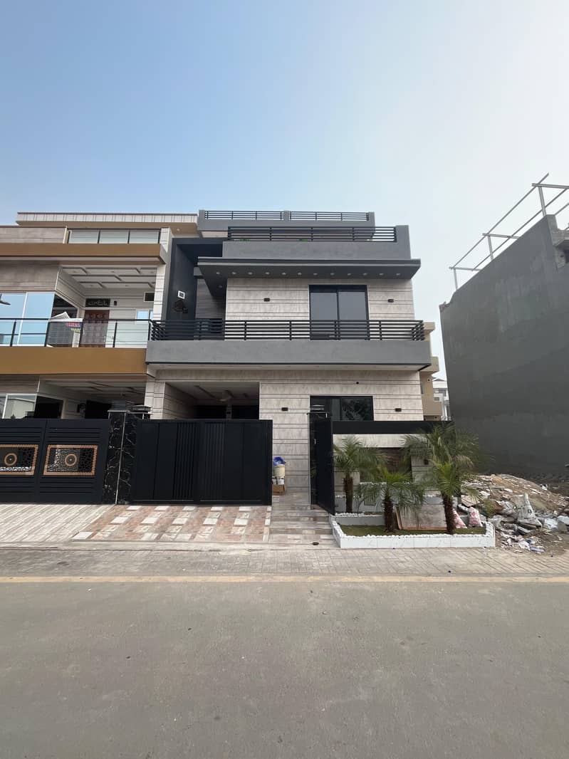 5 Marla Facing Park Triple Storey Brand New House For Sale At Prime Location 0