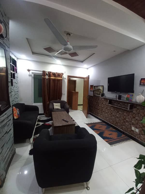 Fully furnished apartments available for rent 1bedroom with attached bathroom TV lounge kitchen 1