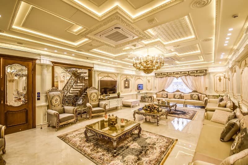 2 Kanal Royal Palace Design By Faisal Rasool Furnished Design By Wing Chair Brand New Bungalow Available For Sale Near To Defance Raya 10