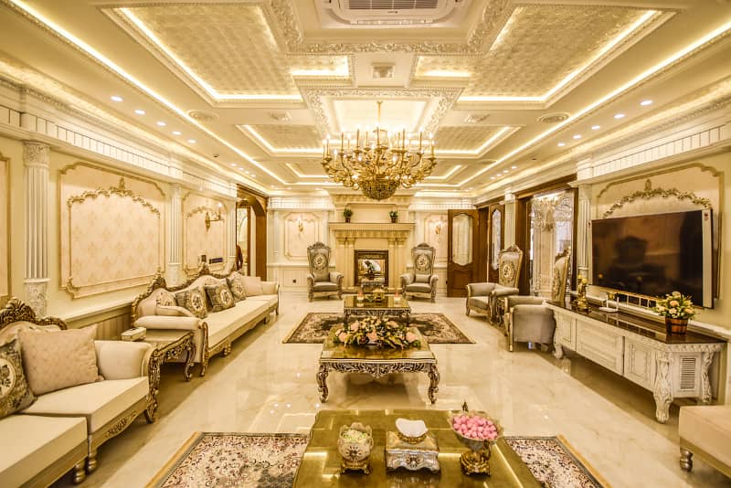 2 Kanal Royal Palace Design By Faisal Rasool Furnished Design By Wing Chair Brand New Bungalow Available For Sale Near To Defance Raya 12