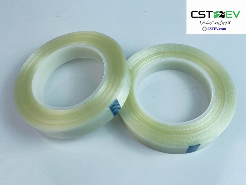 Fiber Tape Striped Fiber for Lithium battery assembly 2 cm * 50 meter 0