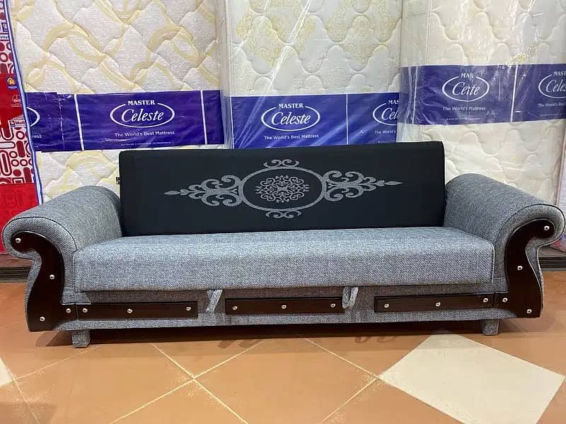 Sofa cum bed/Double cumbed/Sofa/LShape/Combed/Dewan/Double bed/Bed set 8