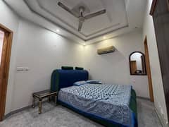 DOUBLE BED ROOMS FURNISHED FLAT AVAILABLE FOR RENT, IN ROYAL PALM CITY SOCIETY GUJRANWALA