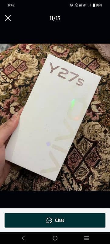 i want to sell my Vivo Y27 s (recently warranty khatm hui) 8/128 3