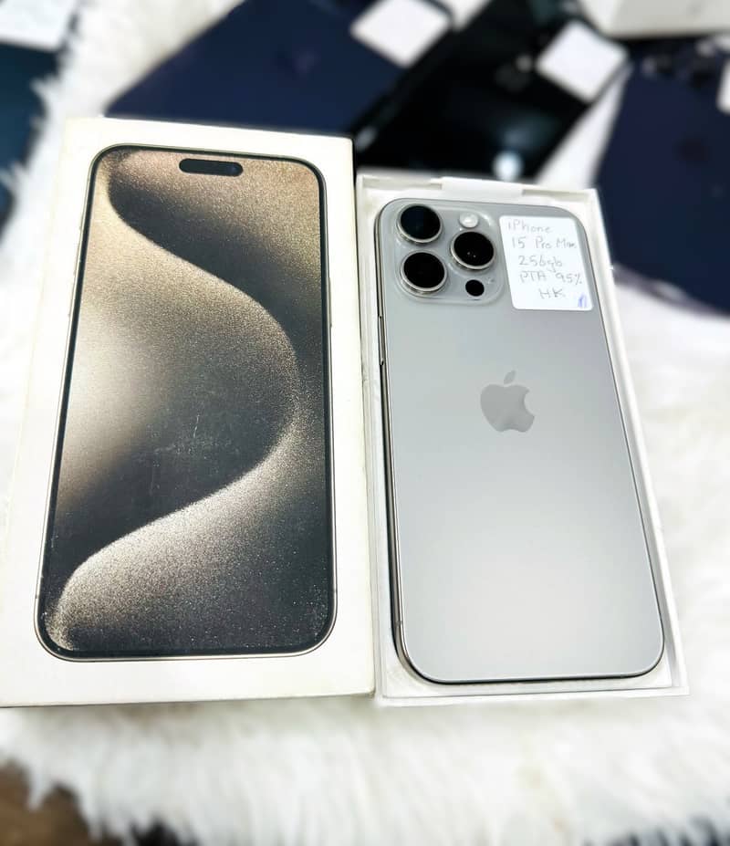 iPhone 15 Pro Max 256GB PTA 0